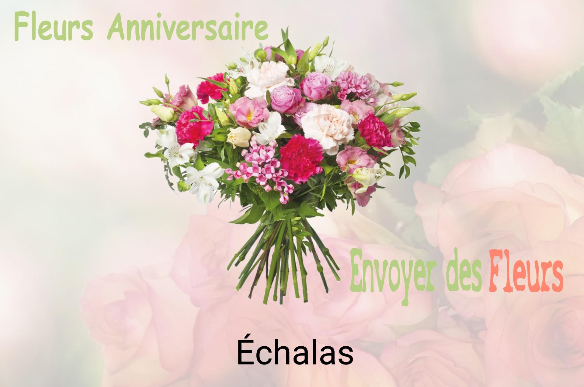 Bouquet de fleurs d’anniversaire livré à Échalas